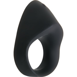  Черное эрекционное кольцо с вибрацией Night Rider 