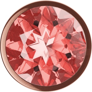  Пробка цвета розового золота с малиновым кристаллом Diamond Ruby Shine L 8,3 см 