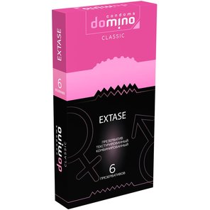  Презервативы с точками и рёбрышками DOMINO Classic Extase 6 шт 