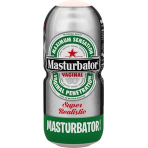 Стилизованный под пивную банку мастурбатор-вагина Vagina Beer Masturbator 