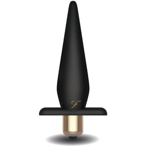  Черный анальный плаг Vibrating Butt Plug 