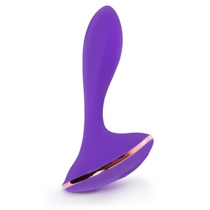  Фиолетовый вибростимулятор G-точки с широким основанием 15,5 см 