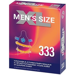  Стимулирующая насадка на пенис MEN SIZE 333 