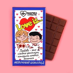  Молочный шоколад «Love is» 27 гр 