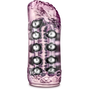  Розовый мастурбатор-вагина со стимулирующими бусинами Super Stroker 