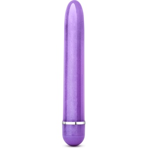  Фиолетовый тонкий классический вибратор Slimline Vibe 17,8 см 