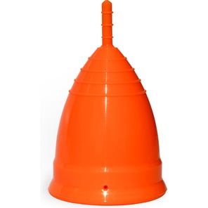  Оранжевая менструальная чаша OneCUP Classic размер L 