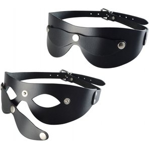  Черная кожаная маска Новичок 