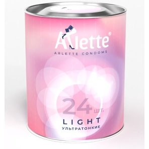  Ультратонкие презервативы Arlette Light 24 шт 
