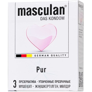  Супертонкие презервативы Masculan Pur 3 шт 
