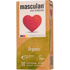  Экологически чистые презервативы Masculan Organic 10 шт 