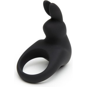  Черное эрекционное виброкольцо Happy Rabbit Rechargeable Rabbit Cock Ring 