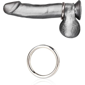 Стальное эрекционное кольцо STEEL COCK RING 4.5 см 