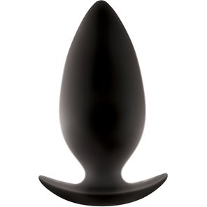  Большая чёрная анальная пробка Renegade Spades для ношения 10,1 см 