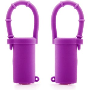  Фиолетовые вибростимуляторы для груди 
