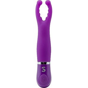  Фиолетовый вибростимулятор The Feeler 18 см 