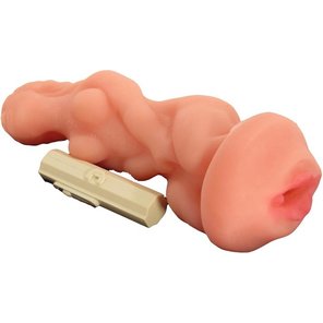  Мастурбатор-вагина в форме женщины, с вибрацией 