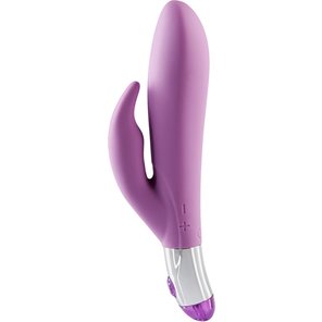  Фиолетовый вибратор Lovely Vibes Rabbit 18,5 см 