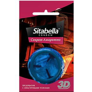  Презерватив Sitabella 3D Секрет Амаретто 1 шт 