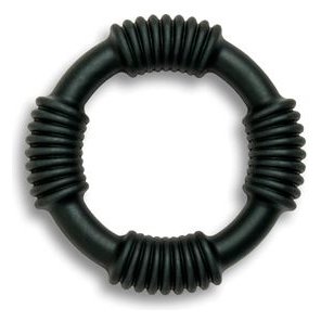  Черное эрекционное кольцо E-Ring 