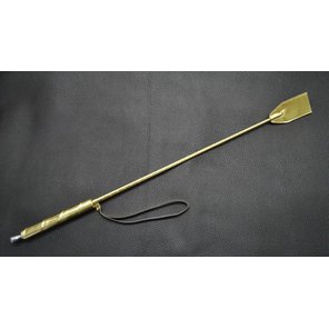  Золотистый стек с деревянной ручкой 70 см 