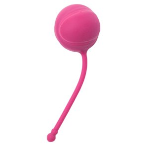  Розовый вагинальный шарик My Ball One 