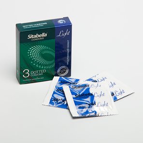  Презервативы Sitabella Light с продлевающим эффектом и точками 3 шт 