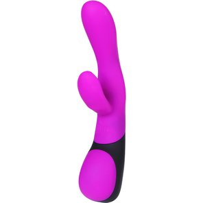  Вибратор с язычком для стимуляции клитора Pretty Love 21 см 