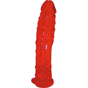  Массивный красный фаллоимитатор Colourado 22 см 