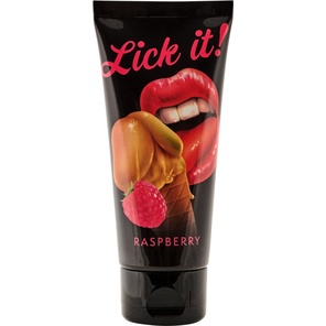  Съедобная смазка Lick It с ароматом малины 100 мл 