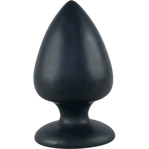  Большая чёрная анальная втулка Black Velvet Extra XL 14 см 