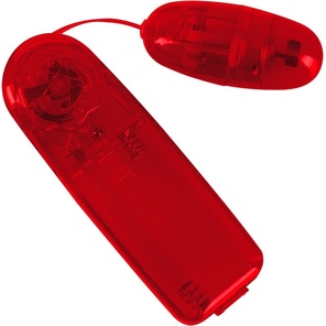  Красное виброяичко с пультом Bullet in Red 