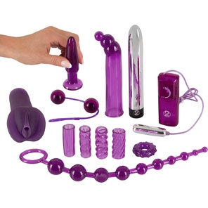  Фиолетовый эротический набор из 12 предметов Surprise Surprise Lovetoyset 