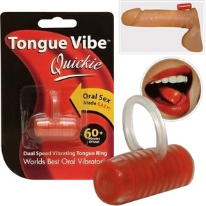 Мини-вибратор на язык Tongue Vibe Quickie 