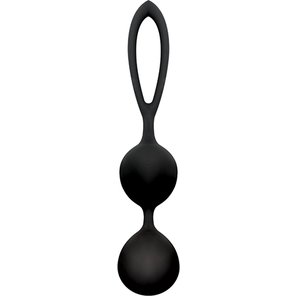  Чёрные вагинальные шарики из силикона BLACKBERRIES PUSSY SILICONE 