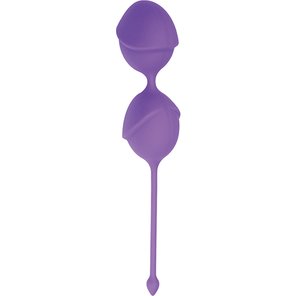  Фиолетовые вагинальные шарики DELIGHT PUSSY LICHEE SILICONE 