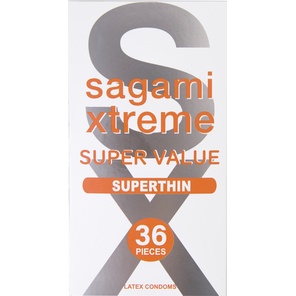  Ультратонкие презервативы Sagami Xtreme Superthin 36 шт 