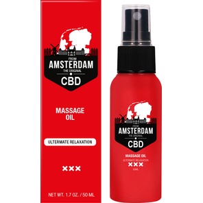  Стимулирующее массажное масло CBD from Amsterdam Massage Oil 50 мл 