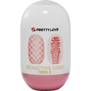  Розовый мастурбатор-яйцо Seductive Golf 