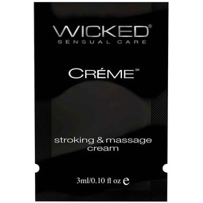  Крем для массажа и мастурбации Wicked Stroking and Massage Creme 3 мл 
