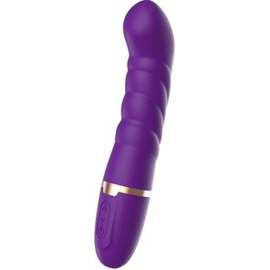  Фиолетовый перезаряжаемый вибратор Take Over The Swirl 22,5 см 