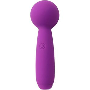  Фиолетовый перезаряжаемый вибратор-wand Pleasure Wand 