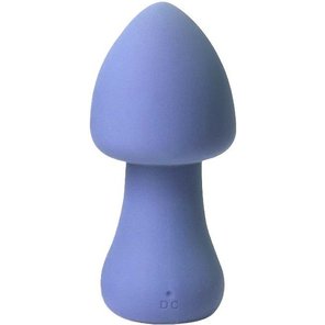  Голубой перезаряжаемый клиторальный стимулятор-грибочек Parasol Mushroom 