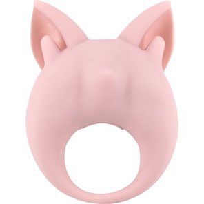  Нежно-розовое перезаряжаемое эрекционное кольцо Kitten Kiki 