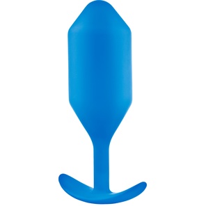  Синяя пробка для ношения B-vibe Snug Plug 5 14 см 