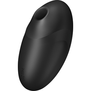  Черный вакуум-волновой стимулятор с вибрацией Vulva Lover 3 