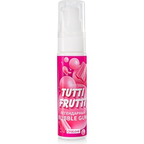  Интимный гель на водной основе Tutti-Frutti Bubble Gum 30 гр 