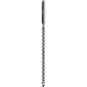  Серебристый стимулятор уретры из металла Urethral Sounding Metal Stick 9 см 