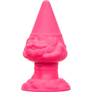  Розовая анальная пробка в форме гнома Anal Gnome 