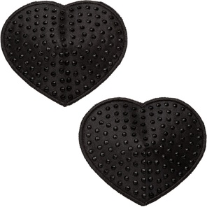  Черные пэстисы в форме сердечек Heart Pasties 
